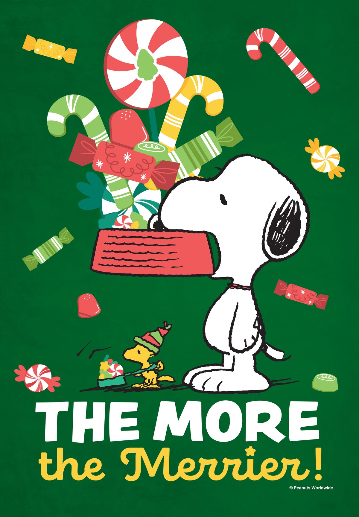 PEANUTS® The More the Merrier Garden Flag