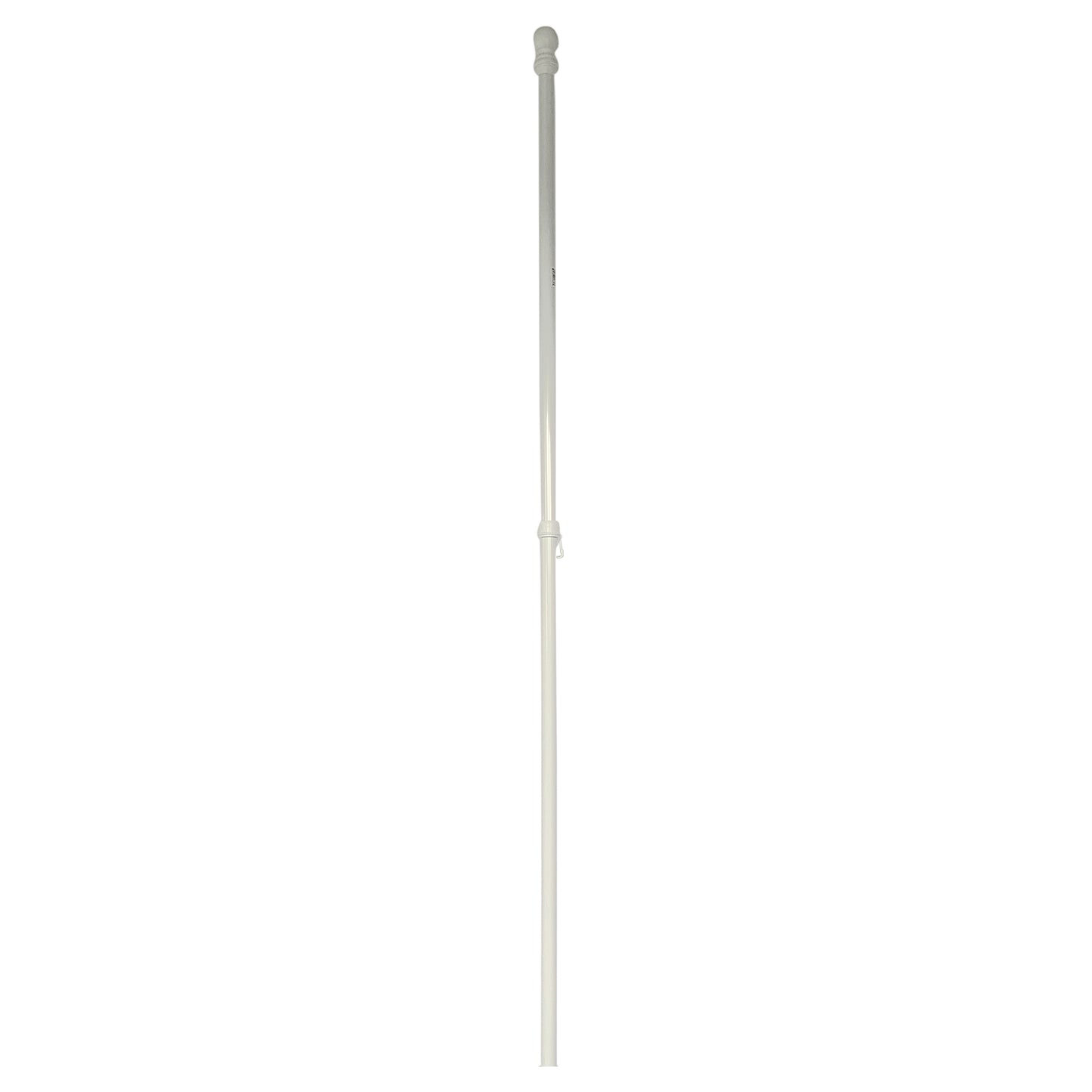 6' White Metal Flag Pole (5.75' actual size) ( 12 items per case )