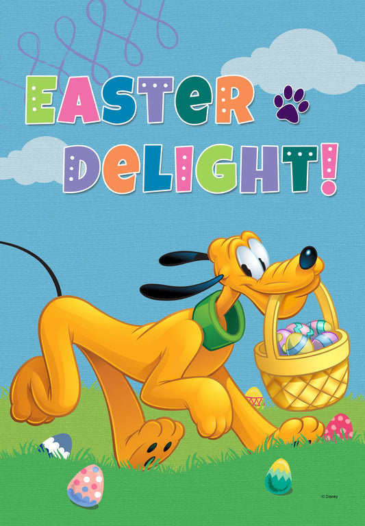 Disney Pluto Easter Delight Garden Flag ( 3 items per case )