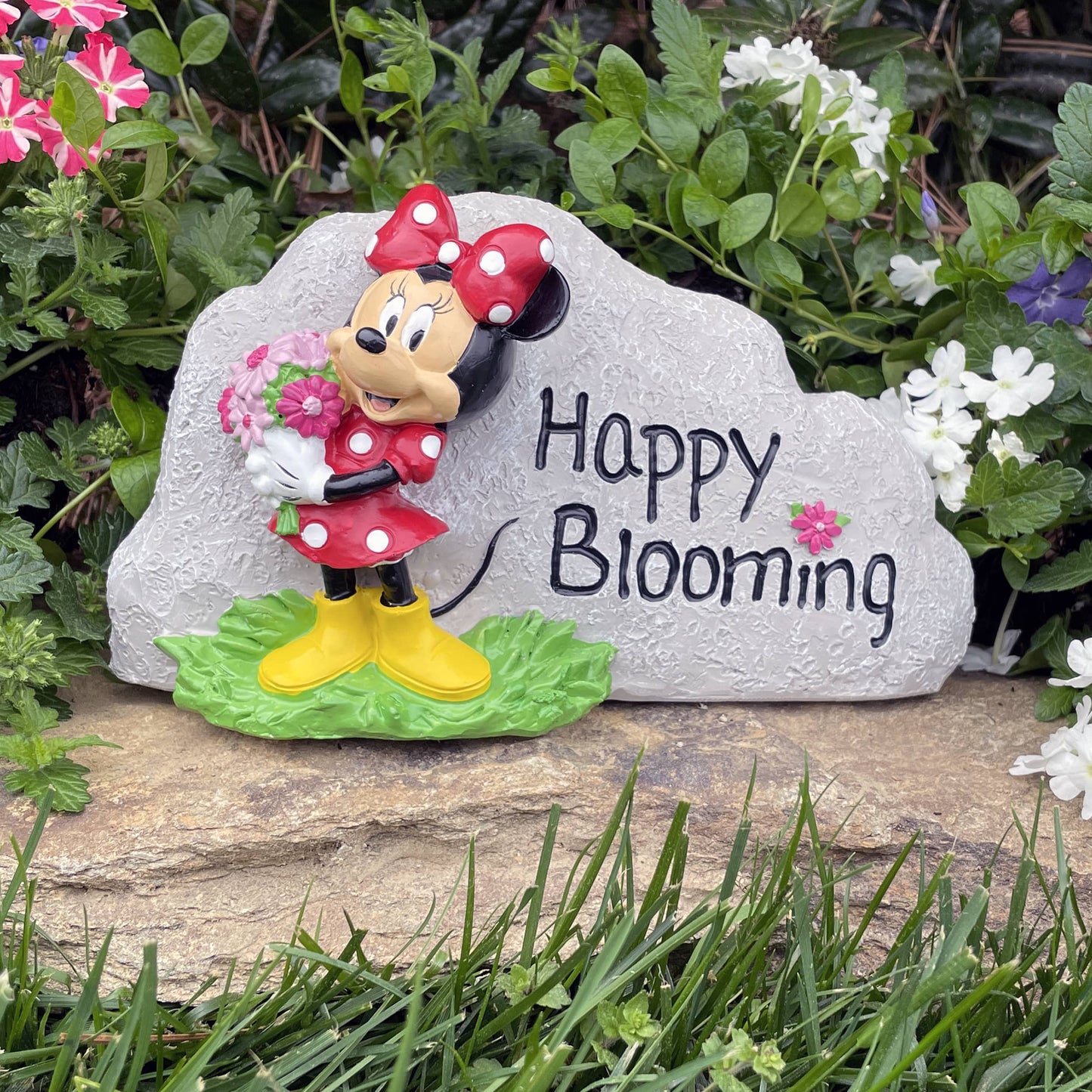 Disney Minnie Happy Blooming Garden Rock ( 4 items per case )