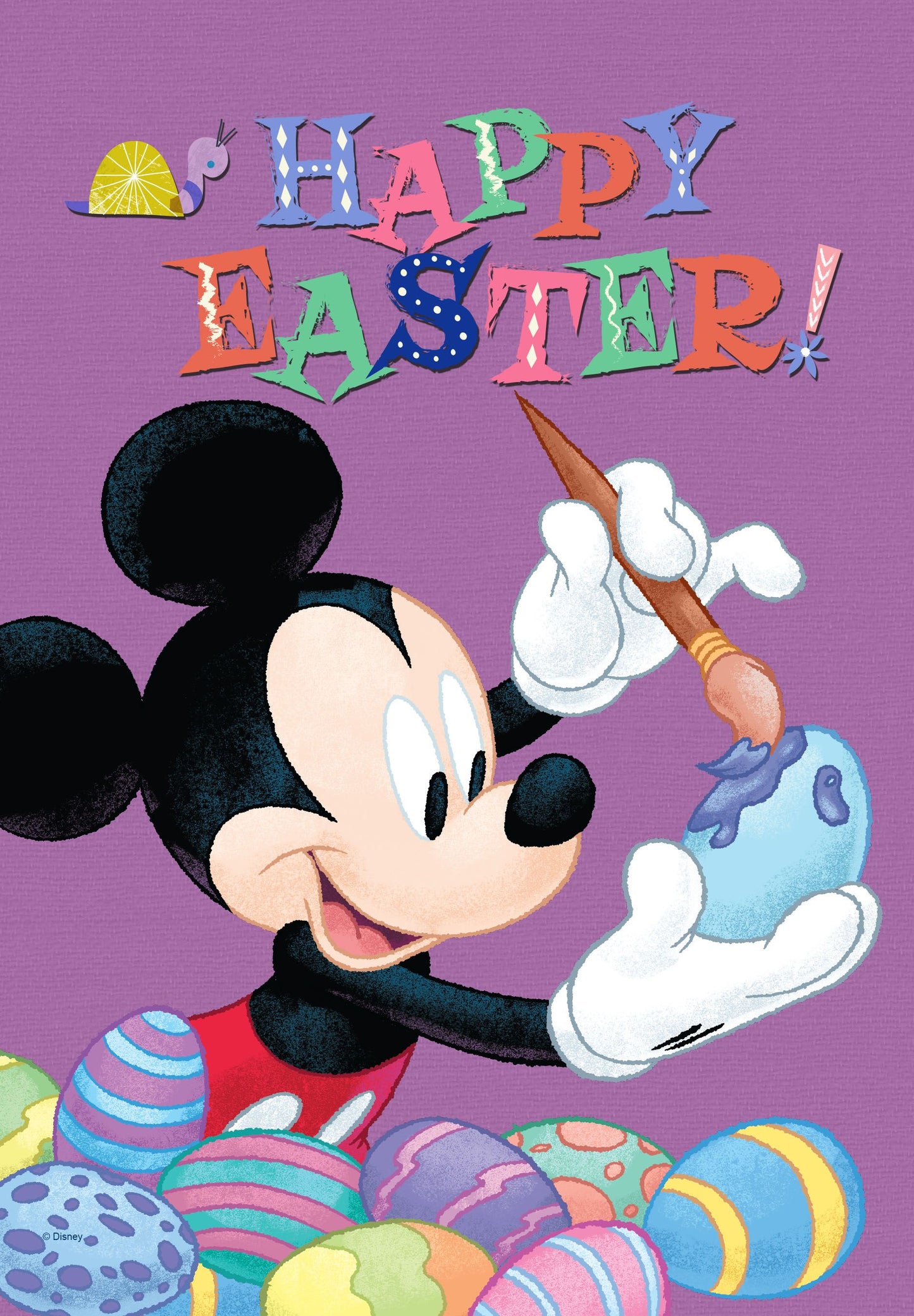 Disney Mickey Happy Easter Garden Flag ( 3 items per case )