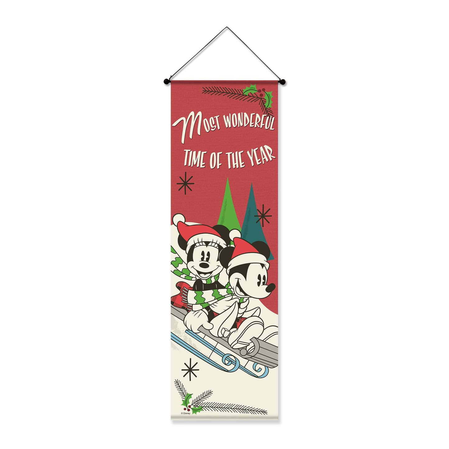 Disney Mickey & Minnie Sledding Banner ( 2 items per case )