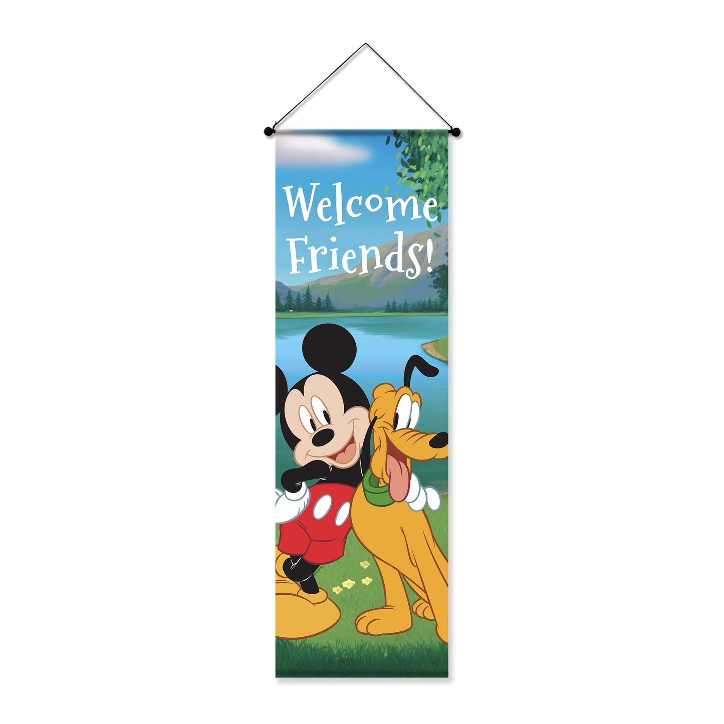 Disney Mickey & Pluto Welcome Banner ( 2 items per case )