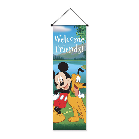 Disney Mickey & Pluto Welcome Banner ( 2 items per case )