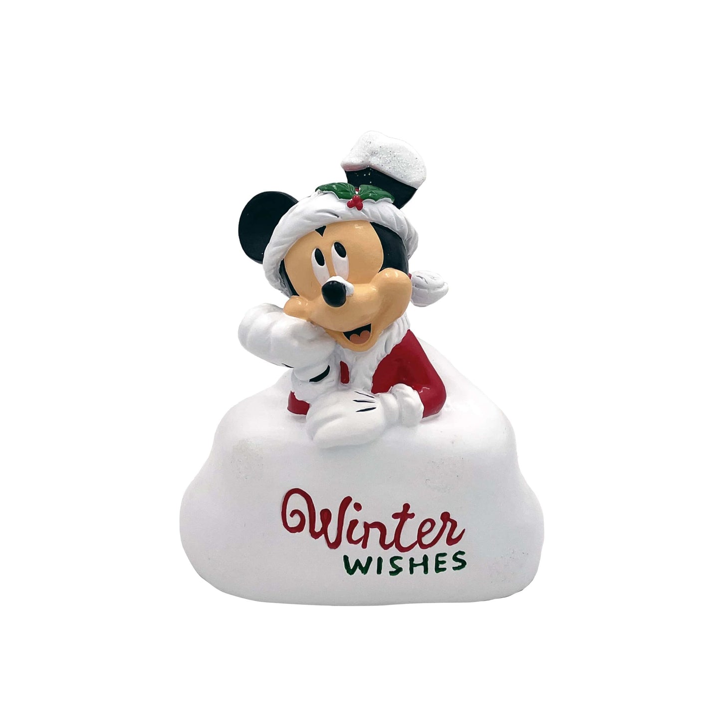 Disney Mickey Winter Wishes Glittery Snow Scene ( 4 items per case )