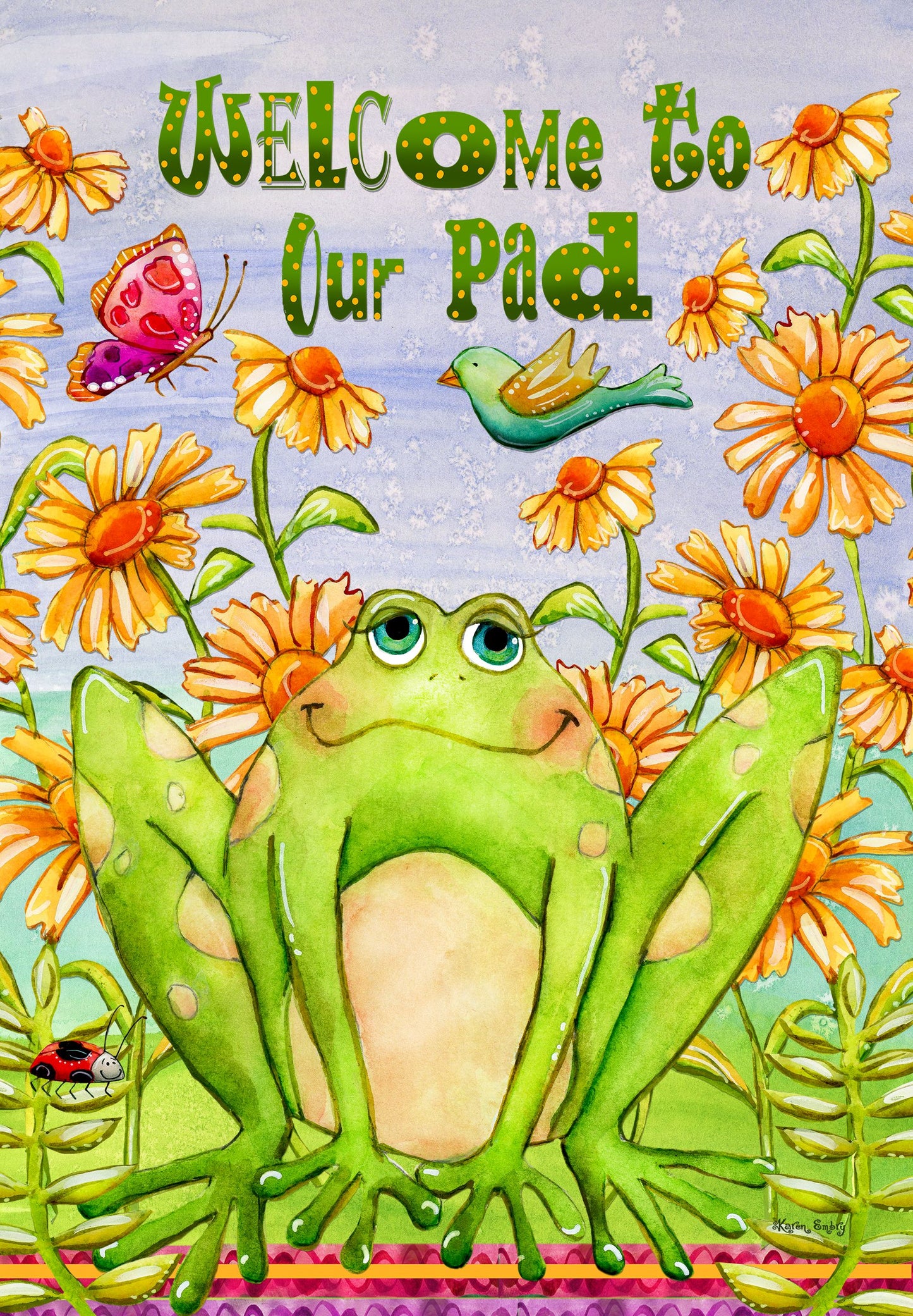 Welcome To My Pad Garden Flag ( 3 items per case )