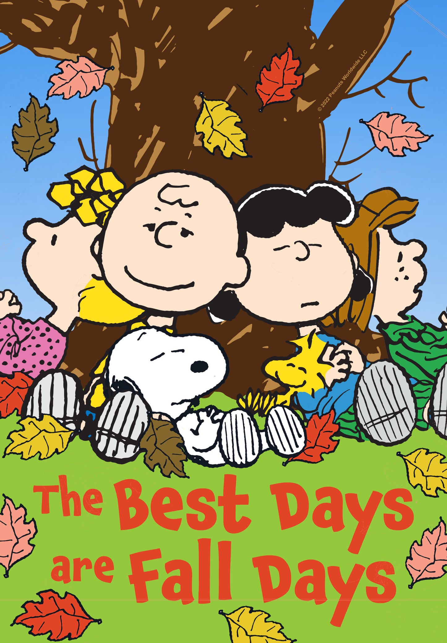 PEANUTS® Fall Days Are The Best Days Garden Flag ( 3 items per case )