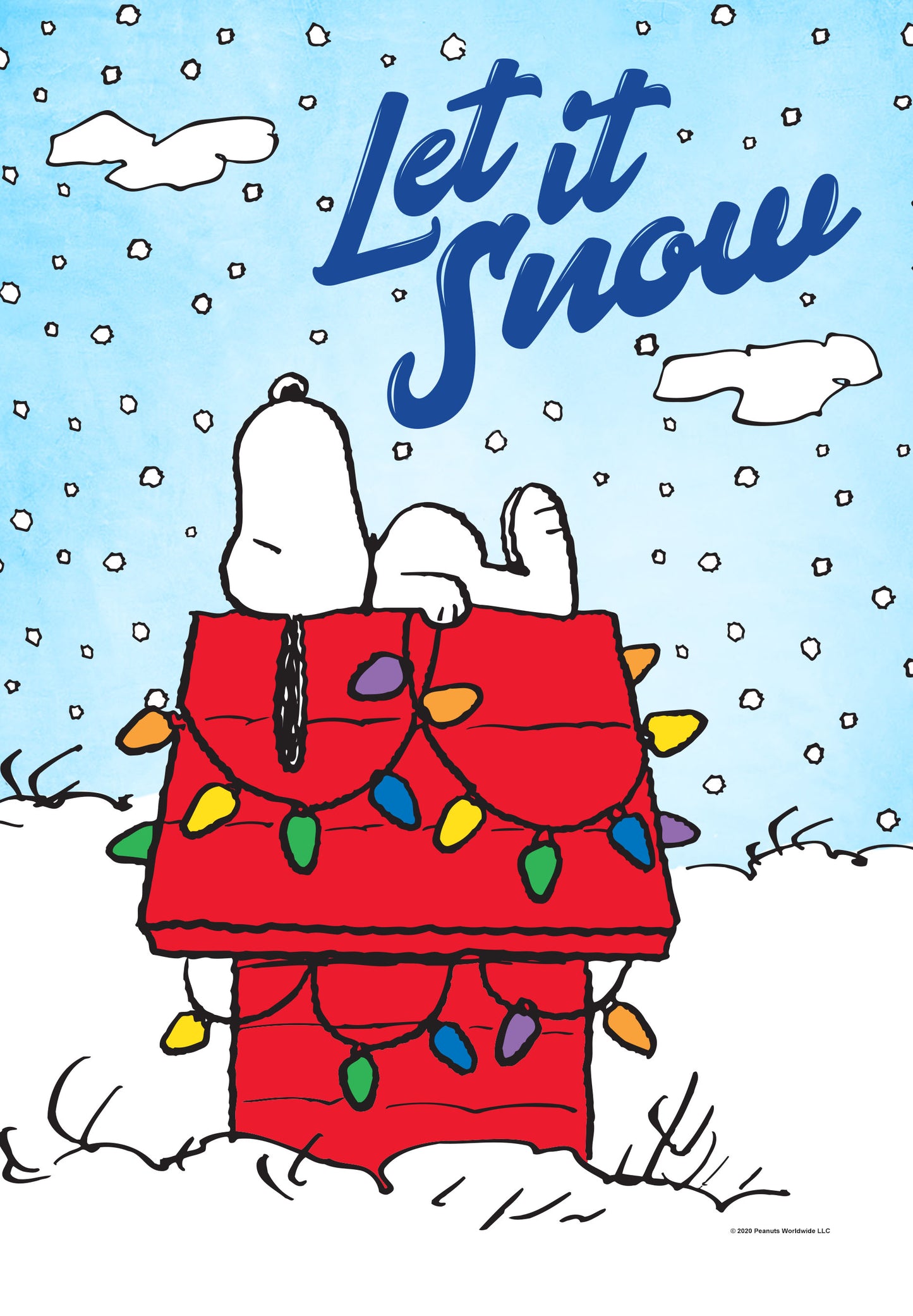 PEANUTS® Let It Snow Garden Flag ( 3 items per case )