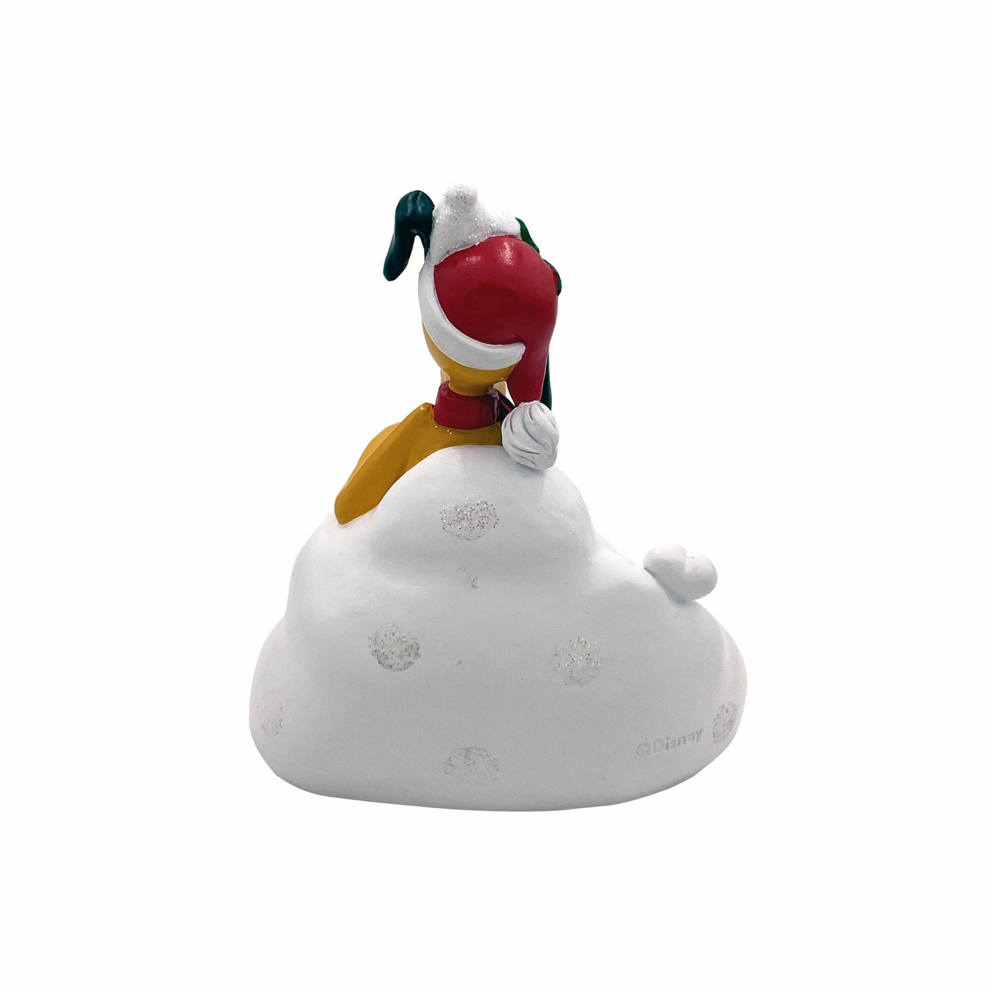 Disney Pluto Santa Stops Here Glittery Snow Scene ( 4 items per case )