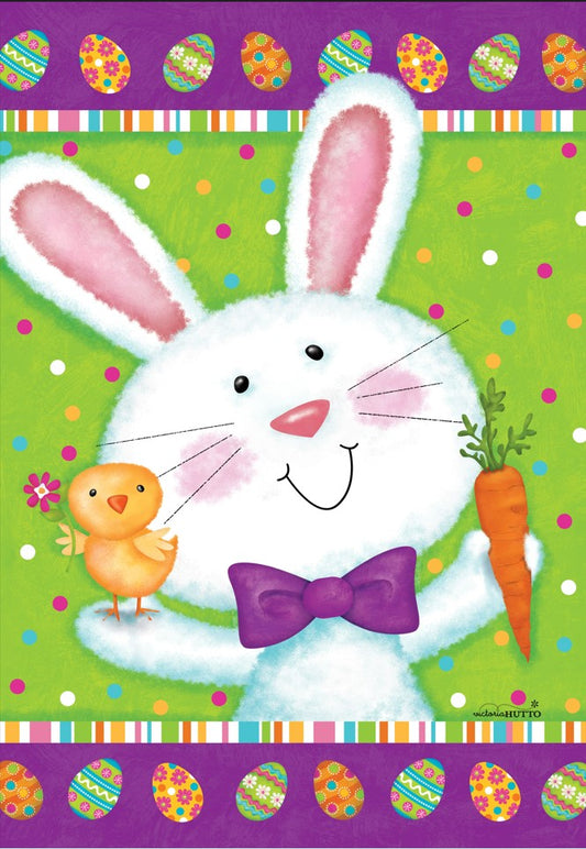 Easter Bunny Garden Flag ( 3 items per case )