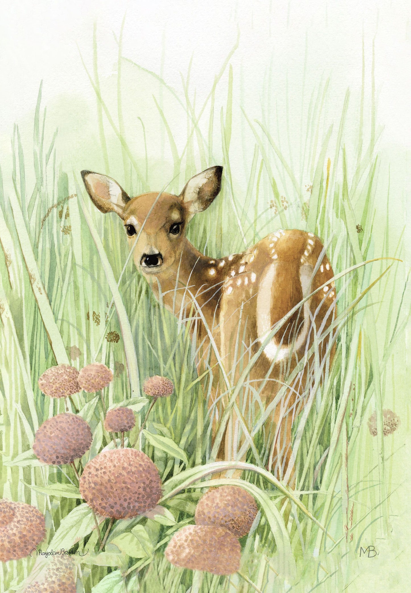 Spring Deer Garden Flag ( 3 items per case )