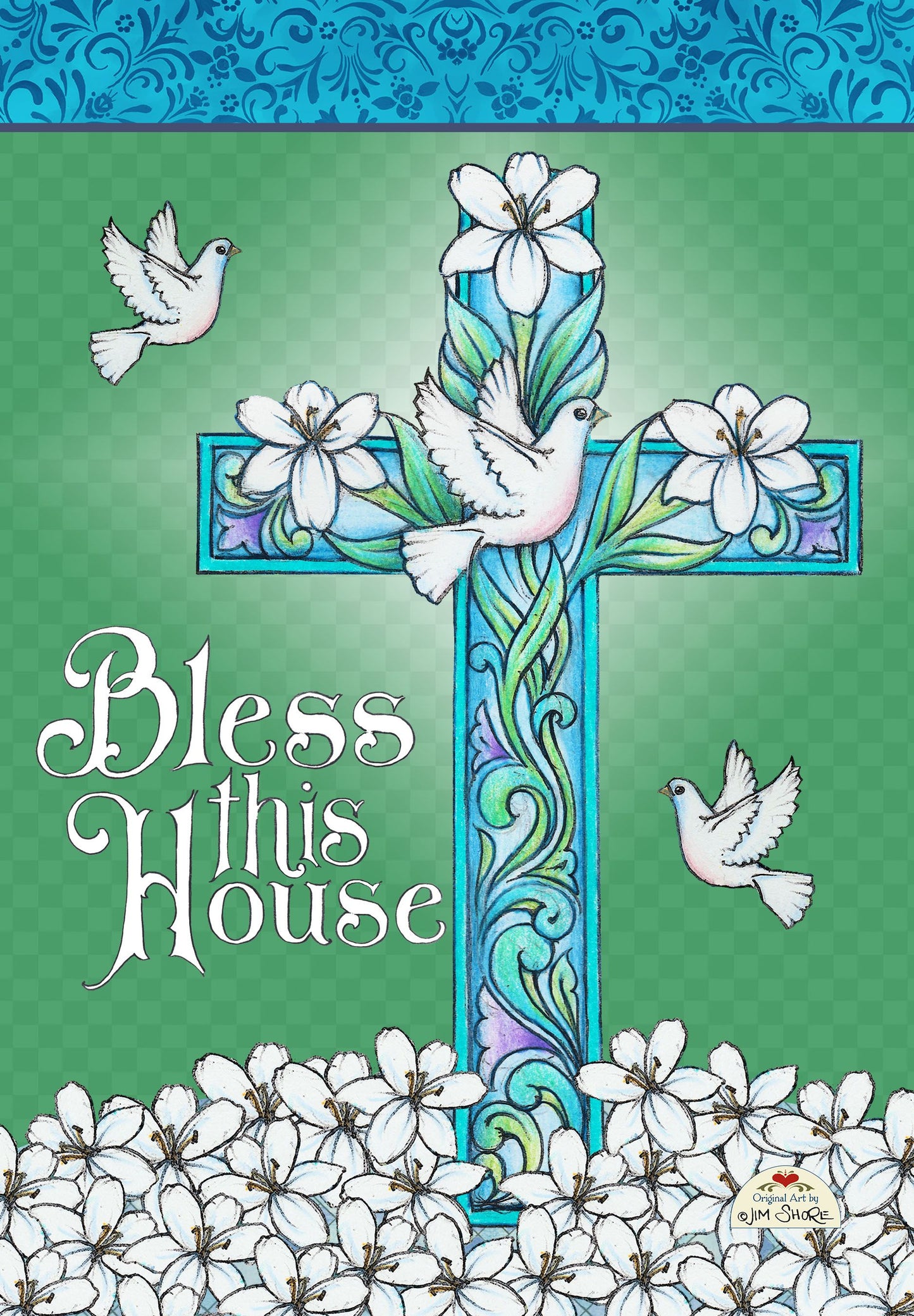 Bless this House House Flag ( 1 item per case )