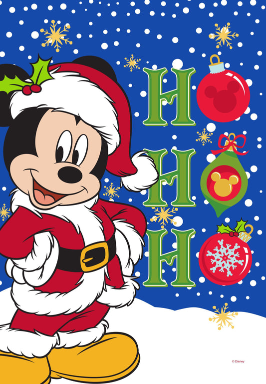 Disney Santa Mickey House Flag ( 1 item per case )