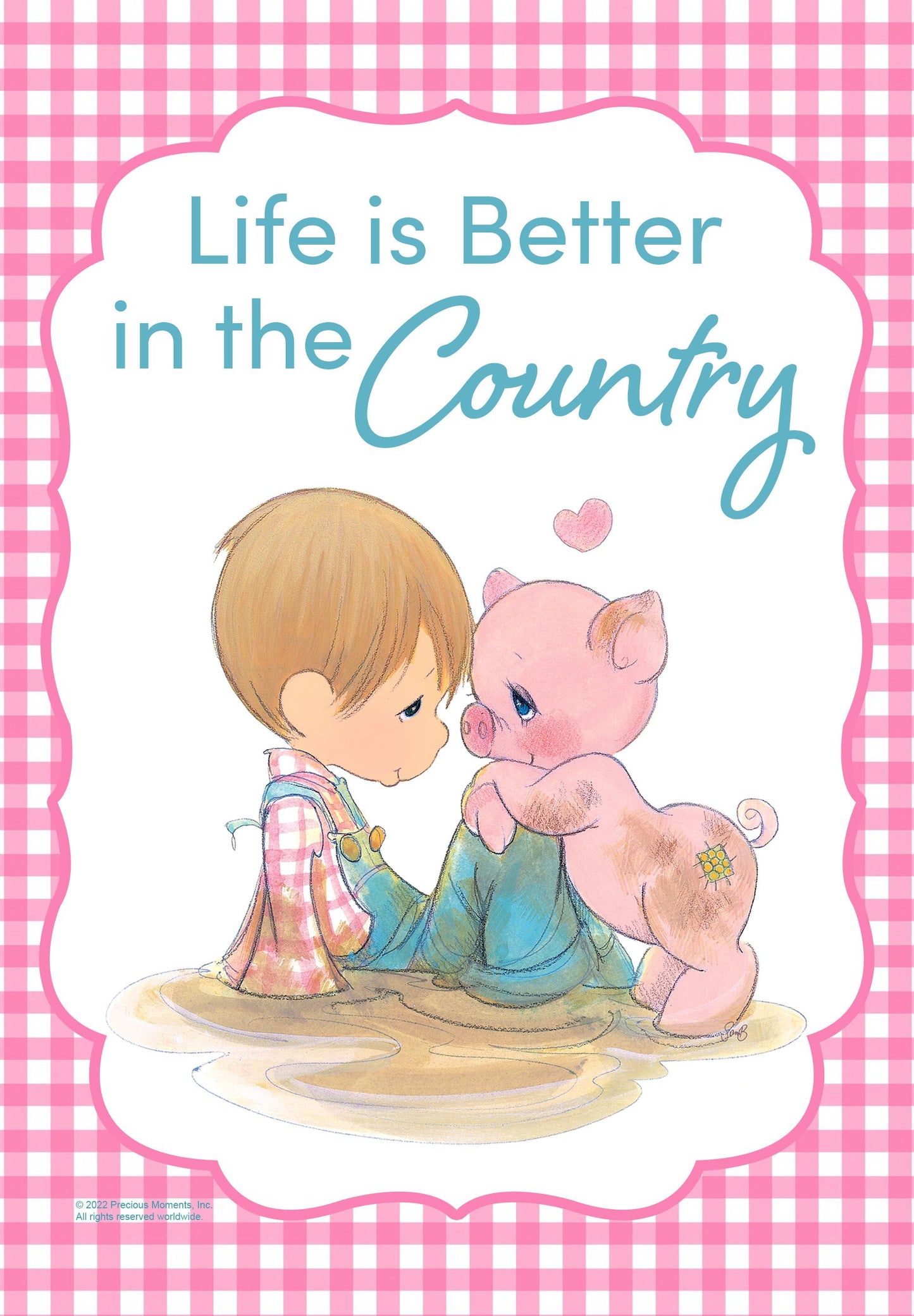 Precious Moments Life is Better in the Country House Flag ( 1 item per case )