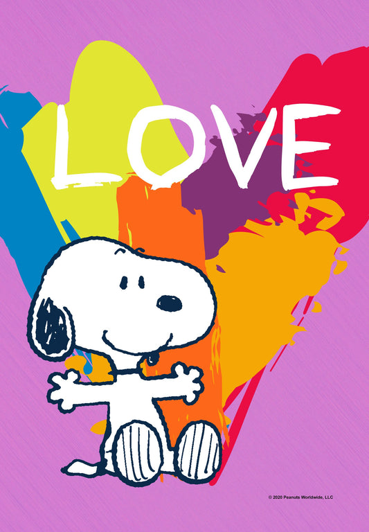 PEANUTS® Rainbow Love Snoopy Garden Flag ( 3 items per case )