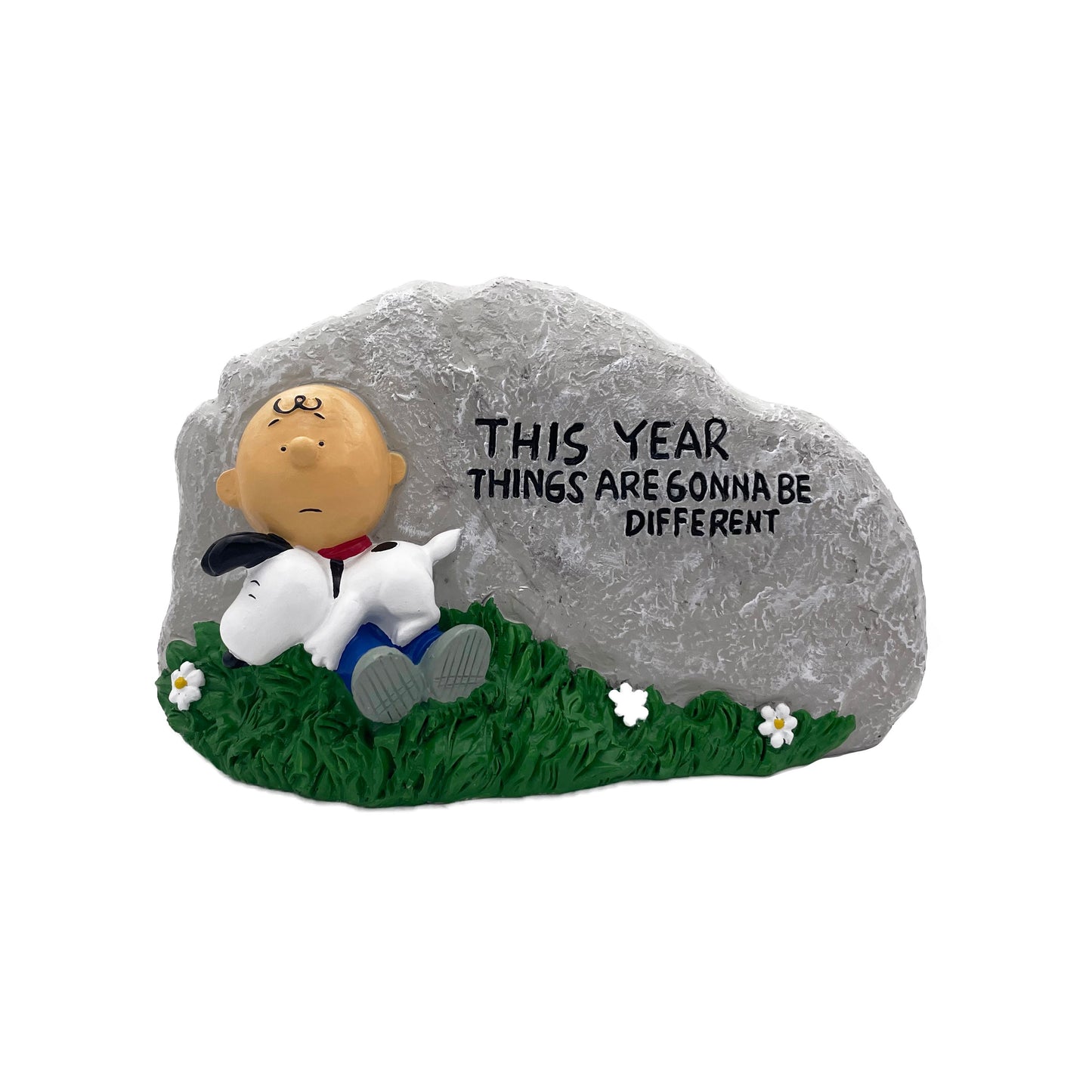 PEANUTS® This Year Things are Gonna be Different Garden Rock ( 4 items per case )